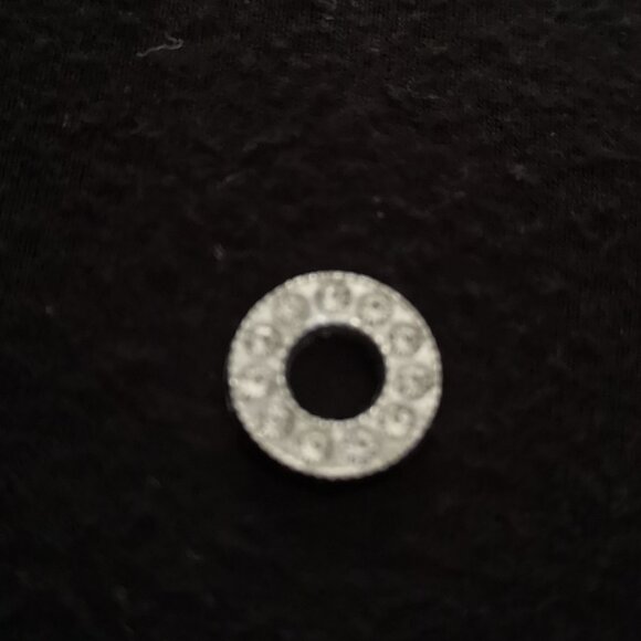 INC Stretchy Rhinestones Circles Adorned Long Sleeve Top M - Picture 5 of 5